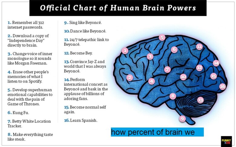how percent of brain we use