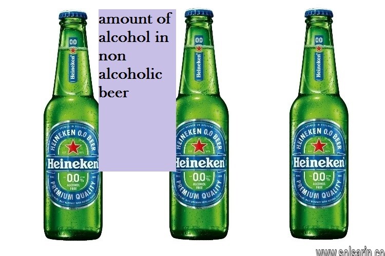 amount of alcohol in non alcoholic beer