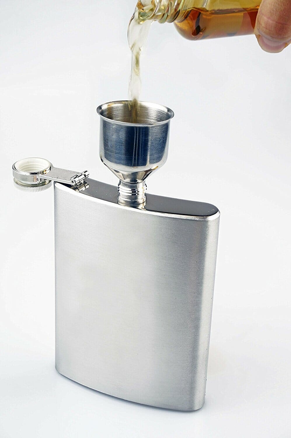 how to put alcohol in flask