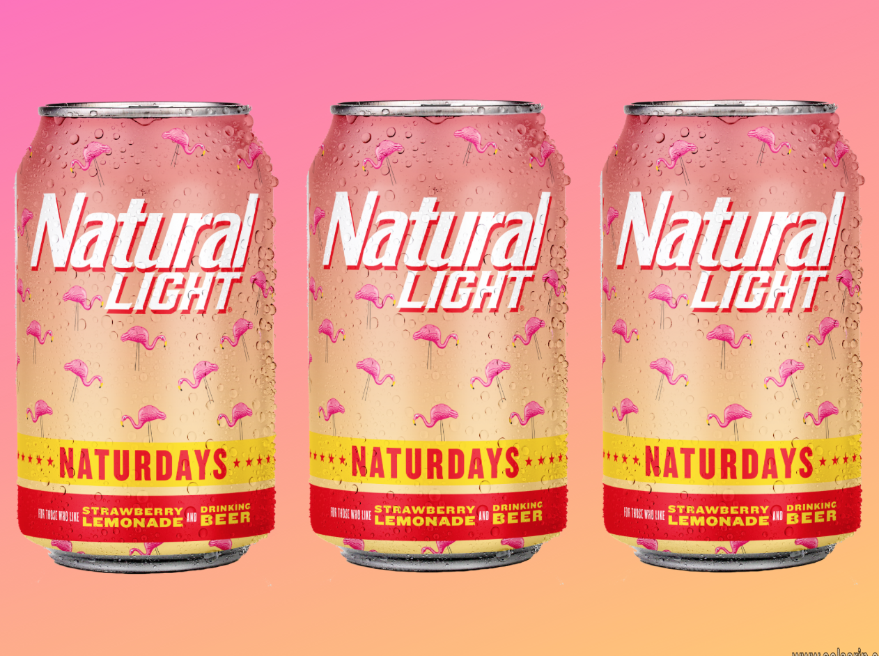what is the alcohol content of natural light strawberry lemonade