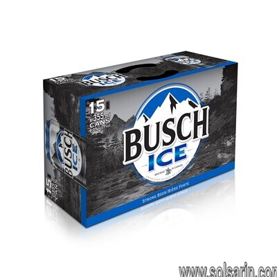 how much alcohol is in busch beer