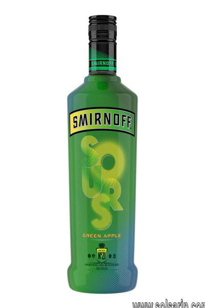 how much alcohol is in smirnoff green apple vodka