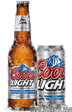 what percent alcohol is coors light beer