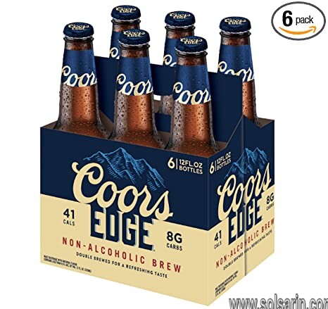 how much alcohol is in coors non alcoholic beer