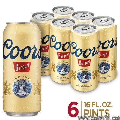 how much alcohol is in coors banquet beer