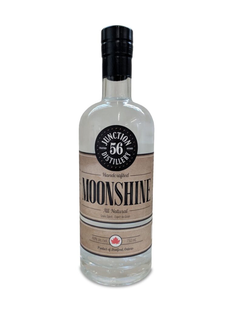 what percent alcohol is moonshine
