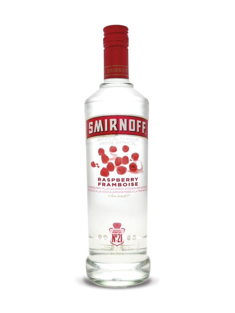 what percent alcohol is smirnoff raspberry