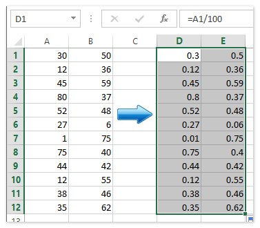how to put percentage formula in excel 2007