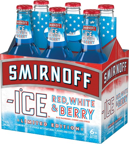 how much alcohol is in smirnoff ice red white and berry