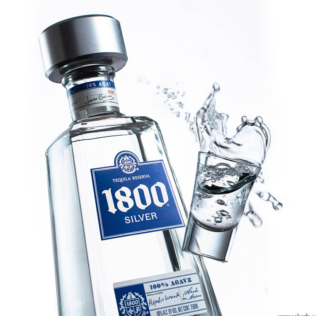 what percent alcohol is 1800 tequila