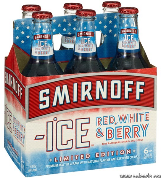 what proof is smirnoff red white and berry vodka