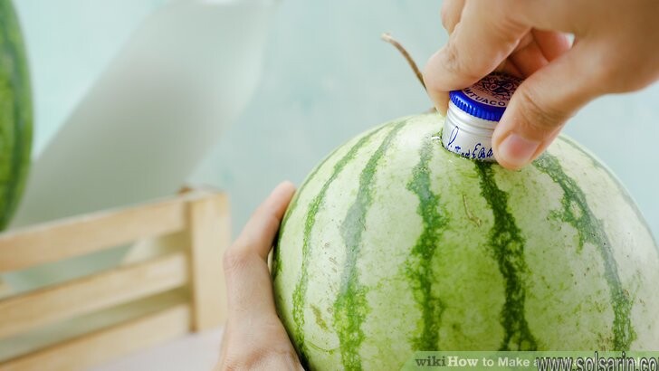 how to put alcohol in a watermelon