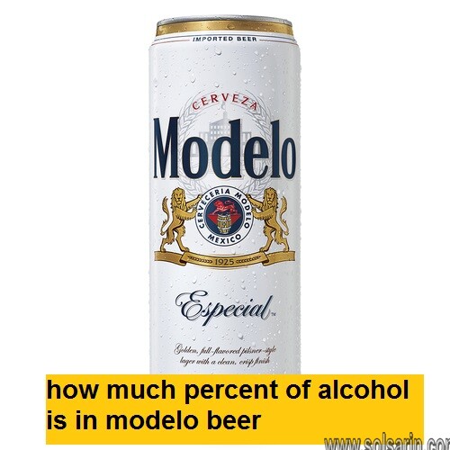 how much percent of alcohol is in modelo beer