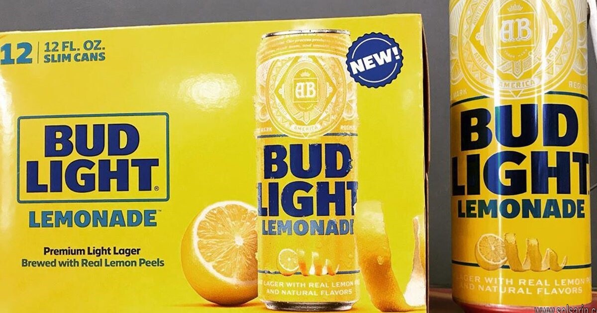 what percent alcohol is bud light lemonade