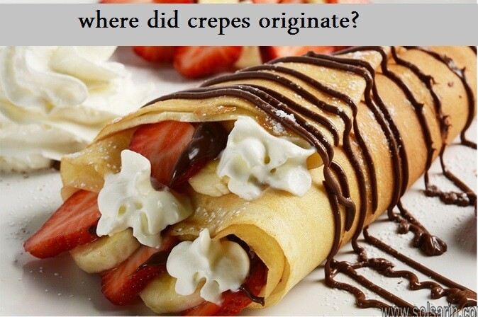where did crepes originate?