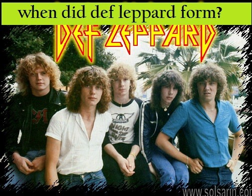 when did def leppard form?
