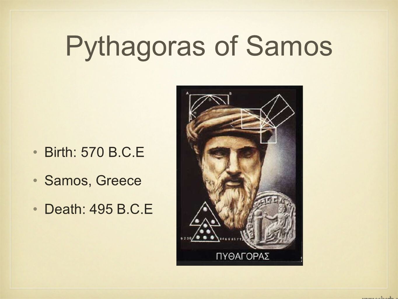 what year was pythagoras born?
