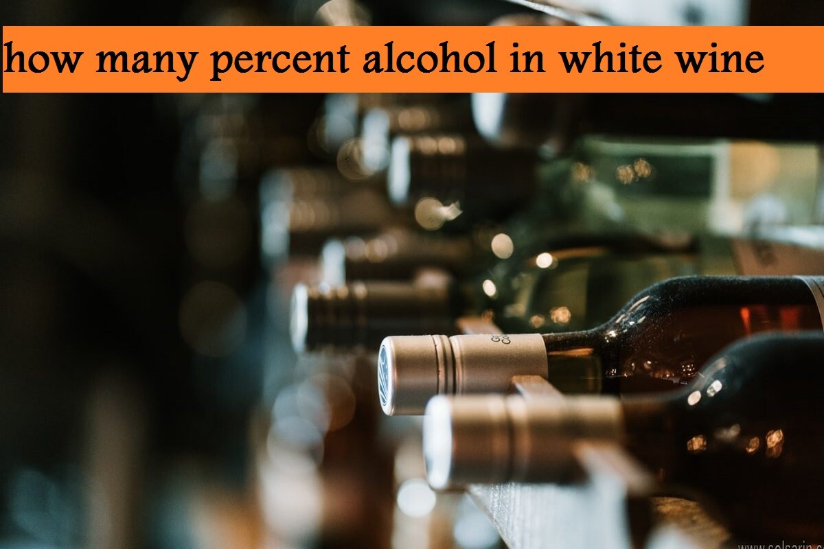 how many percent alcohol in white wine