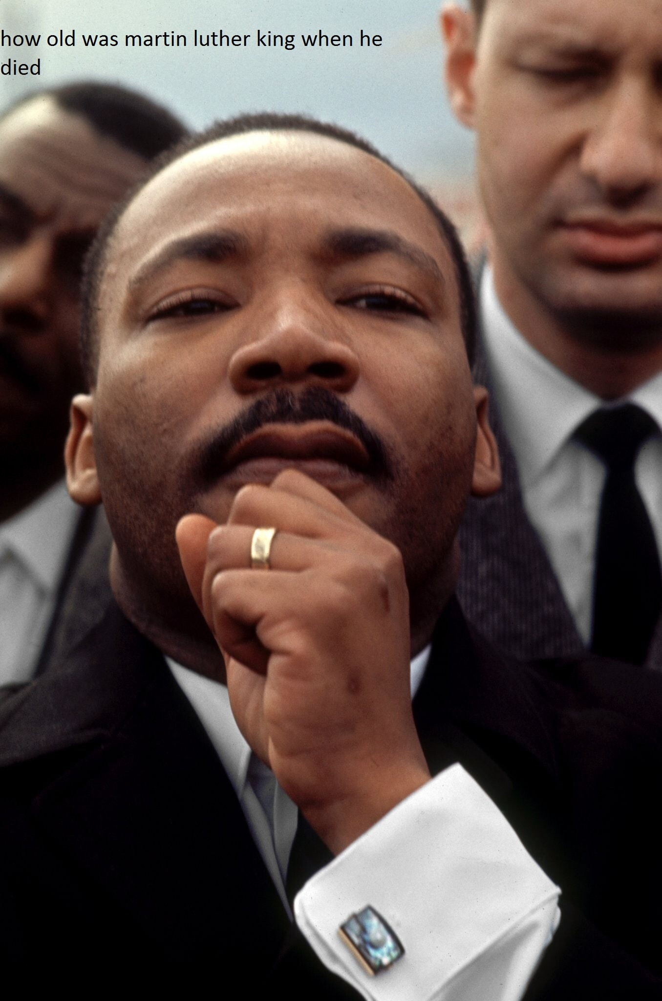 how old was martin luther king when he died