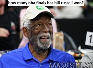 how many nba finals has bill russell won?