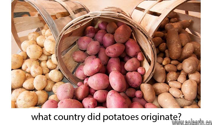 what country did potatoes originate?