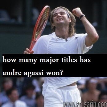 how many major titles has andre agassi won?