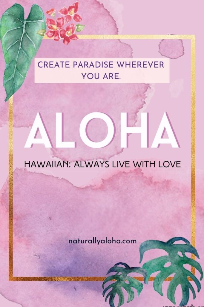 what does aloha mean in hawaiian?