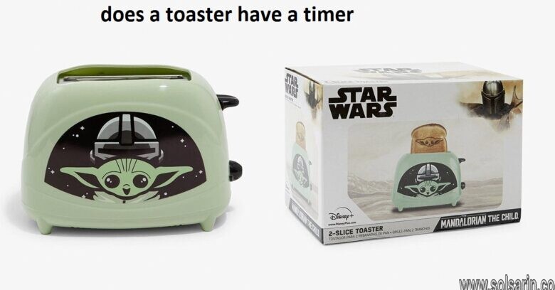 does a toaster have a timer