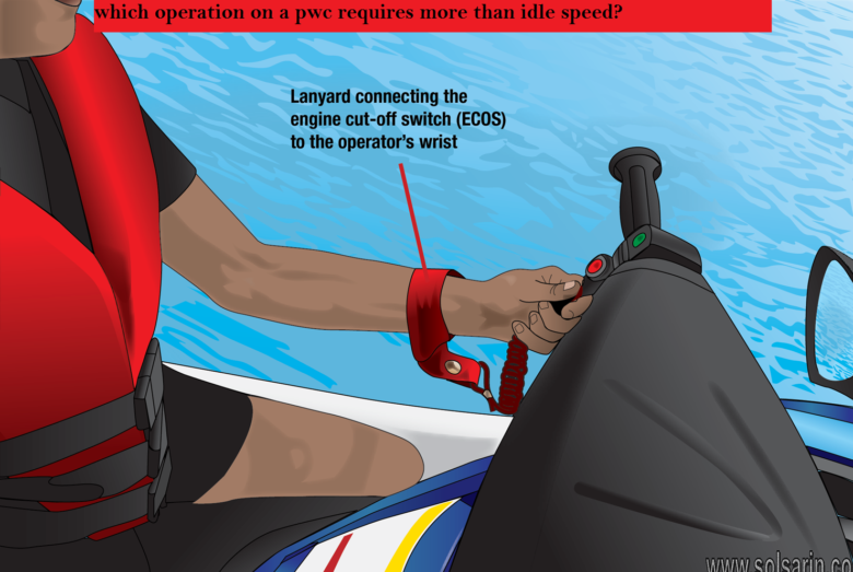 which operation on a pwc requires more than idle speed?