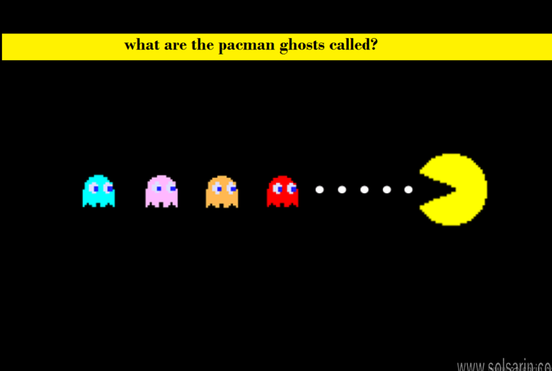 what are the pac-man ghosts called?