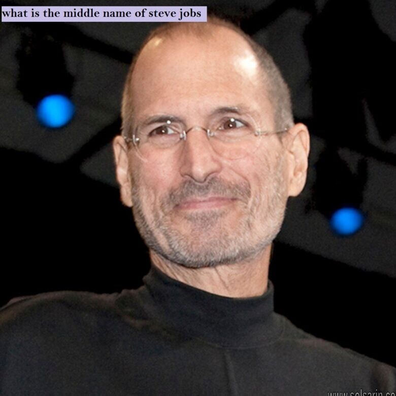 what is the middle name of steve jobs