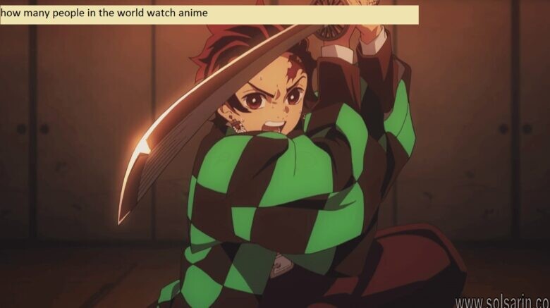 how many people in the world watch anime