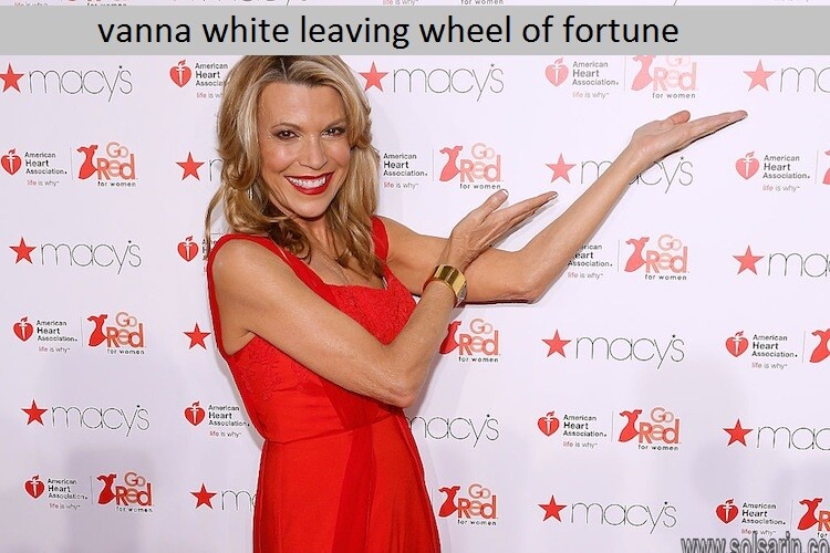 vanna white leaving wheel of fortune