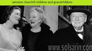 winston churchill children and grandchildren