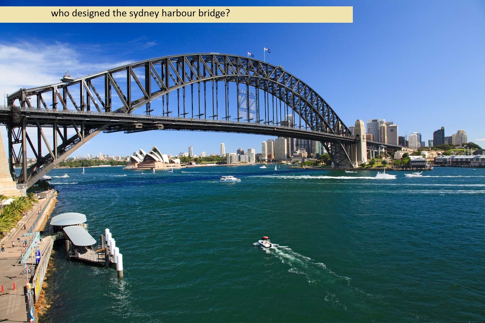 who designed the sydney harbour bridge?