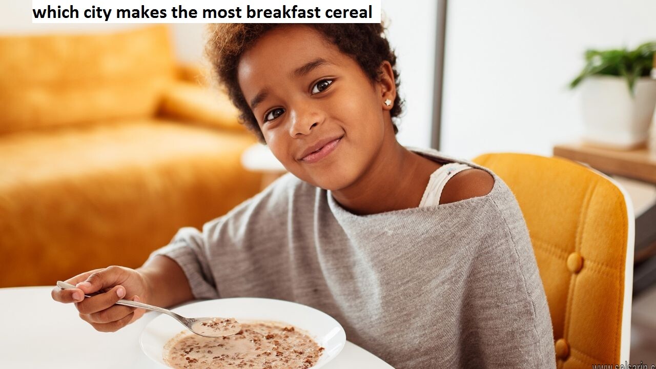 which city makes the most breakfast cereal