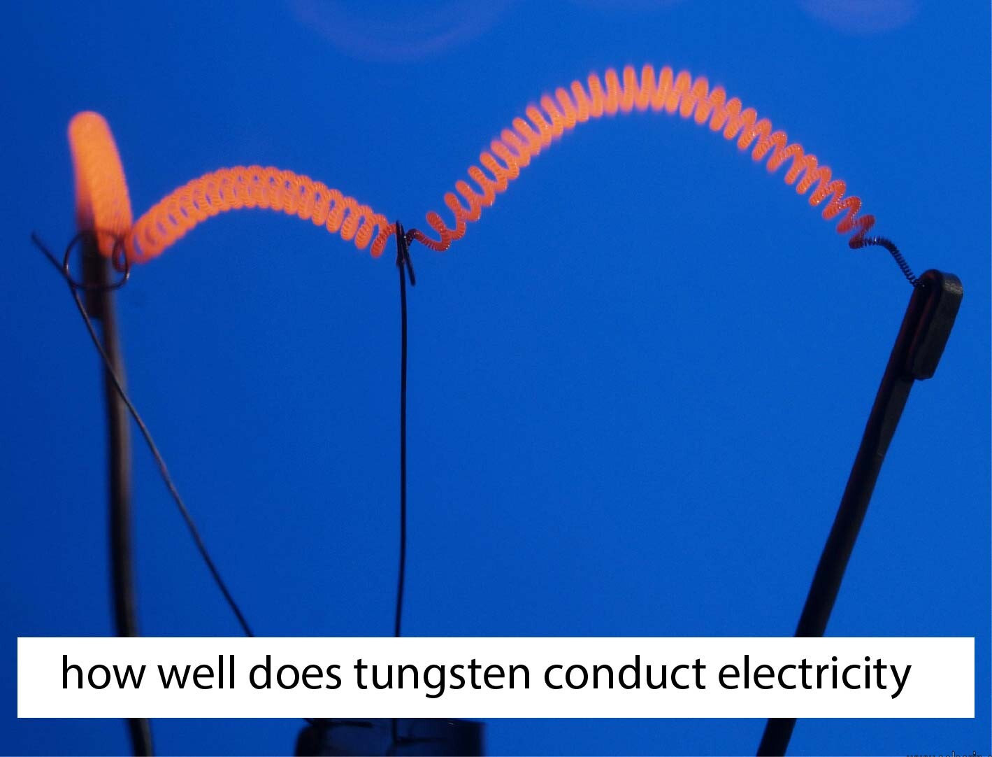how well does tungsten conduct electricity