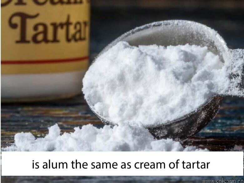 is alum the same as cream of tartar