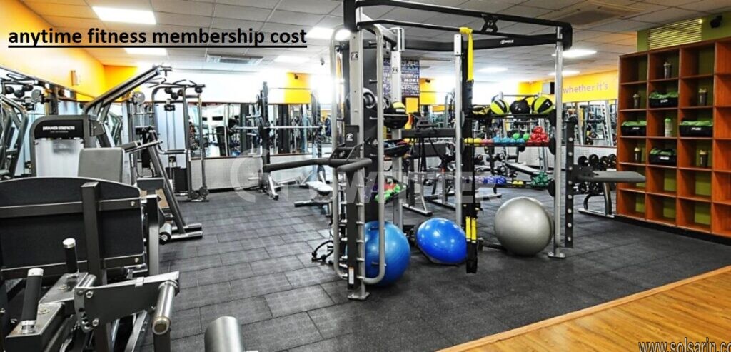 anytime fitness membership cost