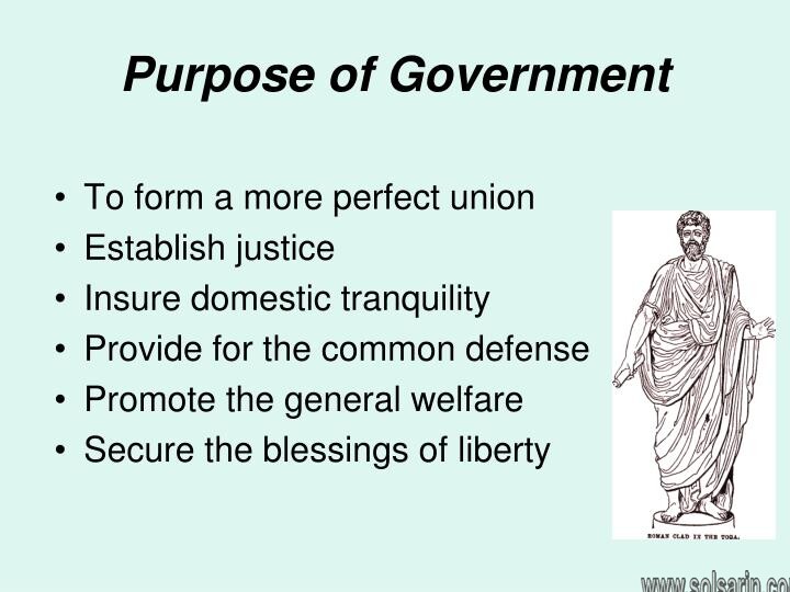 what is the purpose of government