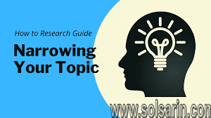 one tool for narrowing your topic