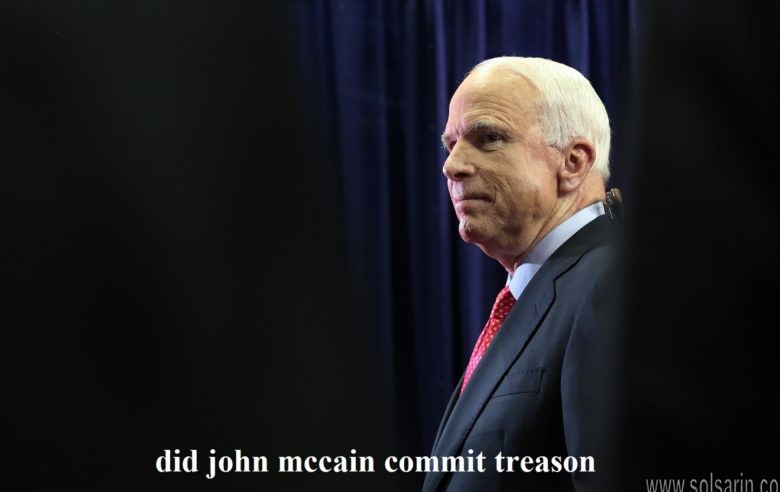 did john mccain commit treason