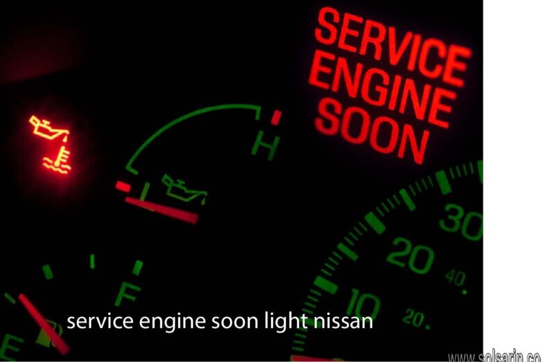 service engine soon light nissan