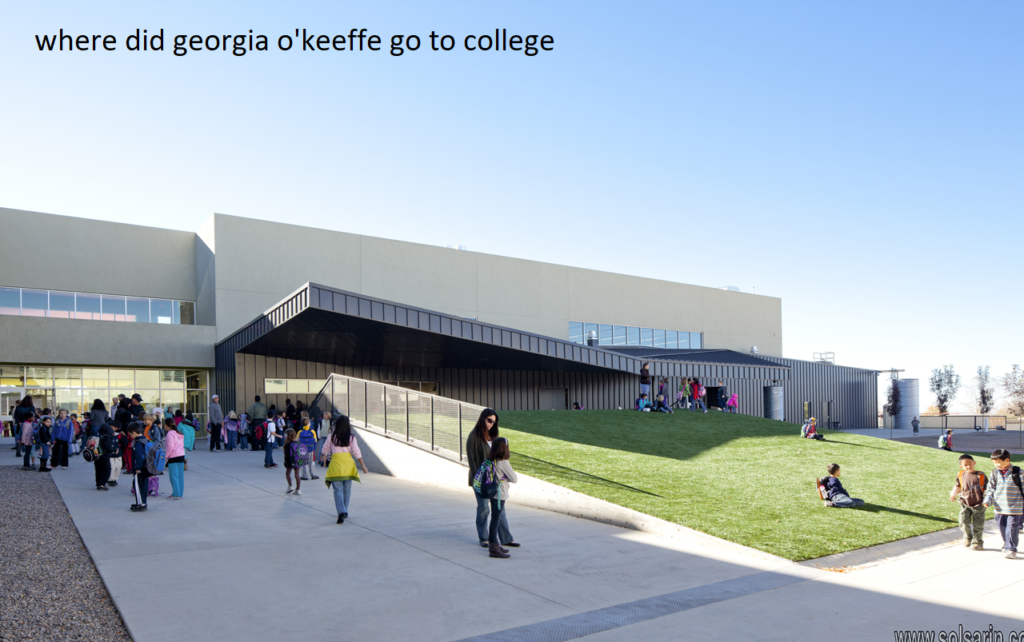 where did georgia o'keeffe go to college