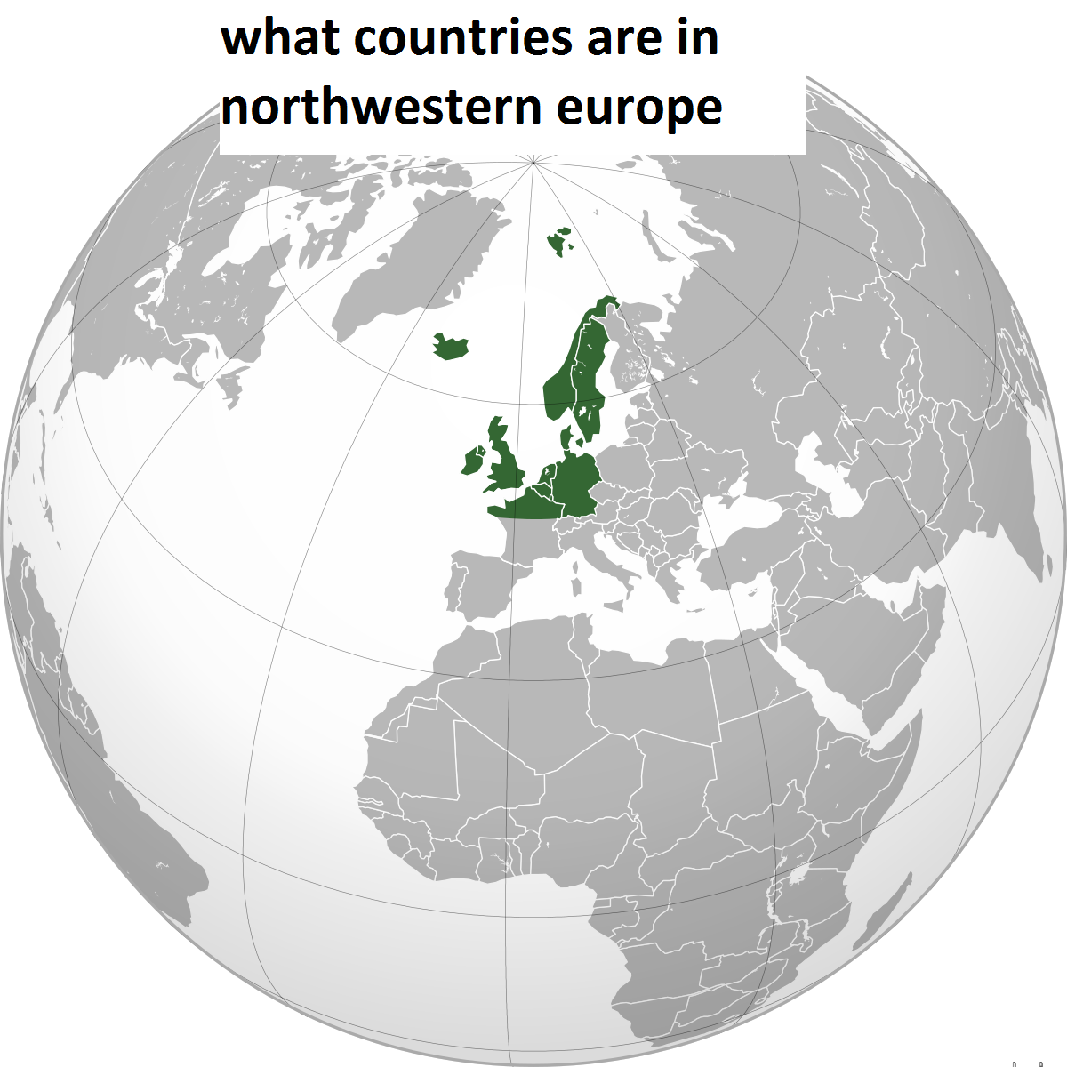 what countries are in northwestern europe