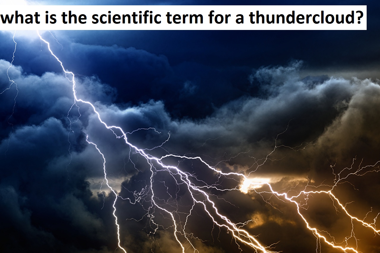 what is the scientific term for a thundercloud?