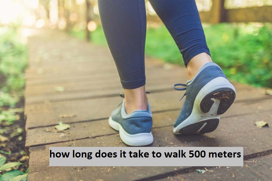 how far is 500 meters to walk
