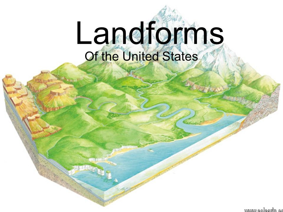 wich landform dominates the united states 