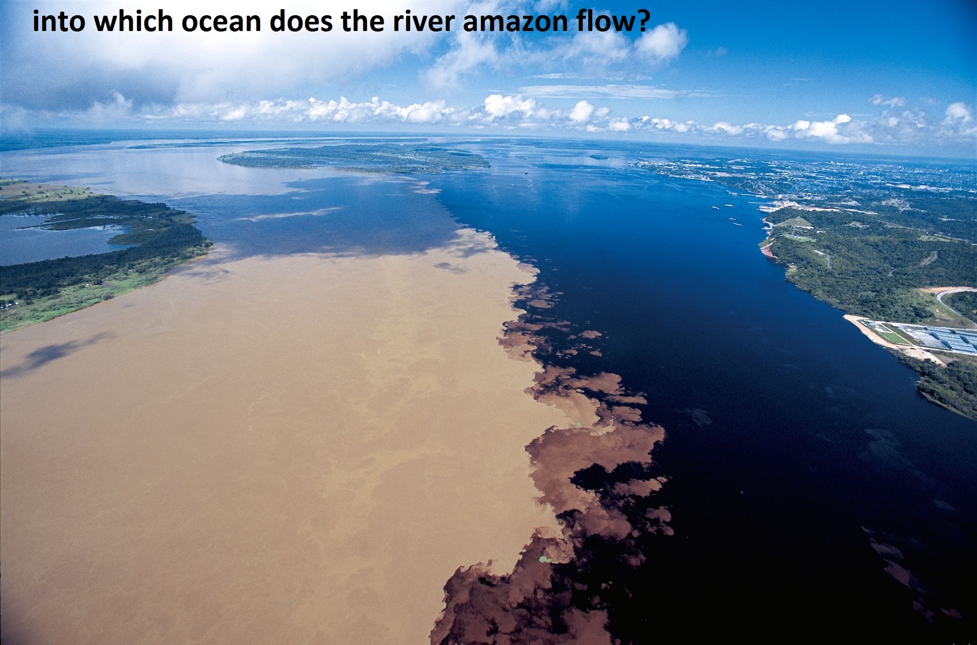 into which ocean does the river amazon flow?