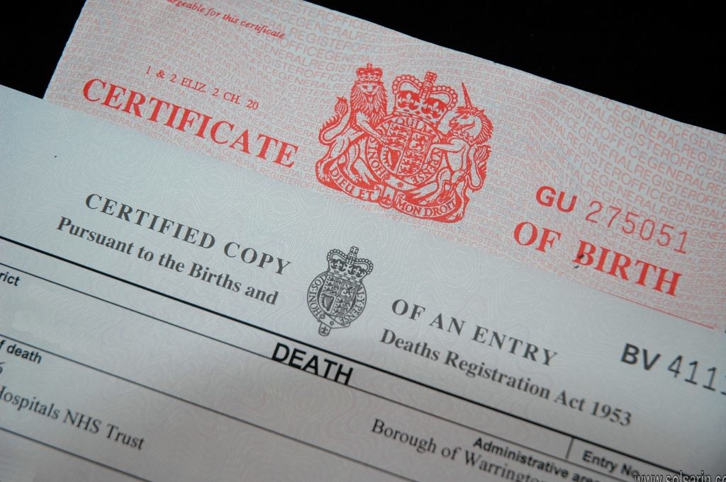 who is the informant on a death certificate